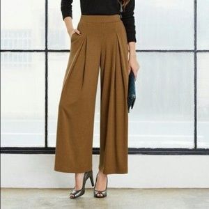 Uniqlo Flare Wide Mustard Pants